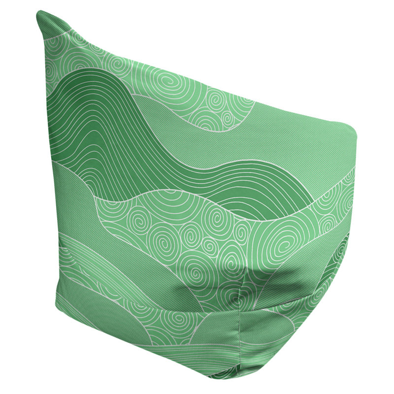Grande housse de sac en mélange de polyester Hand, Pas de bourre, Mélange de polyester vert, H 120 po x l 2 po x P 60 po