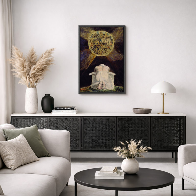 «Cosmic Prayer and Spiritual Light», œuvre d'art, impression de giclée sur toile encadrée, H 24 po x l 16 po x P 1,5 po