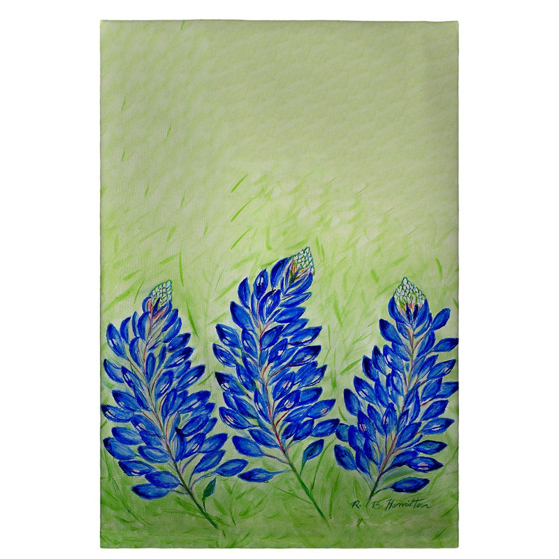 Serviette d'invité Garden Blue Bonnets