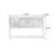 54.33" Brown Rectangular Solid Wood Console Table