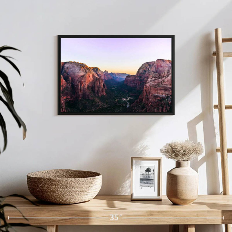 Incroyable parc national de Zion, H 13 po x l 19 po