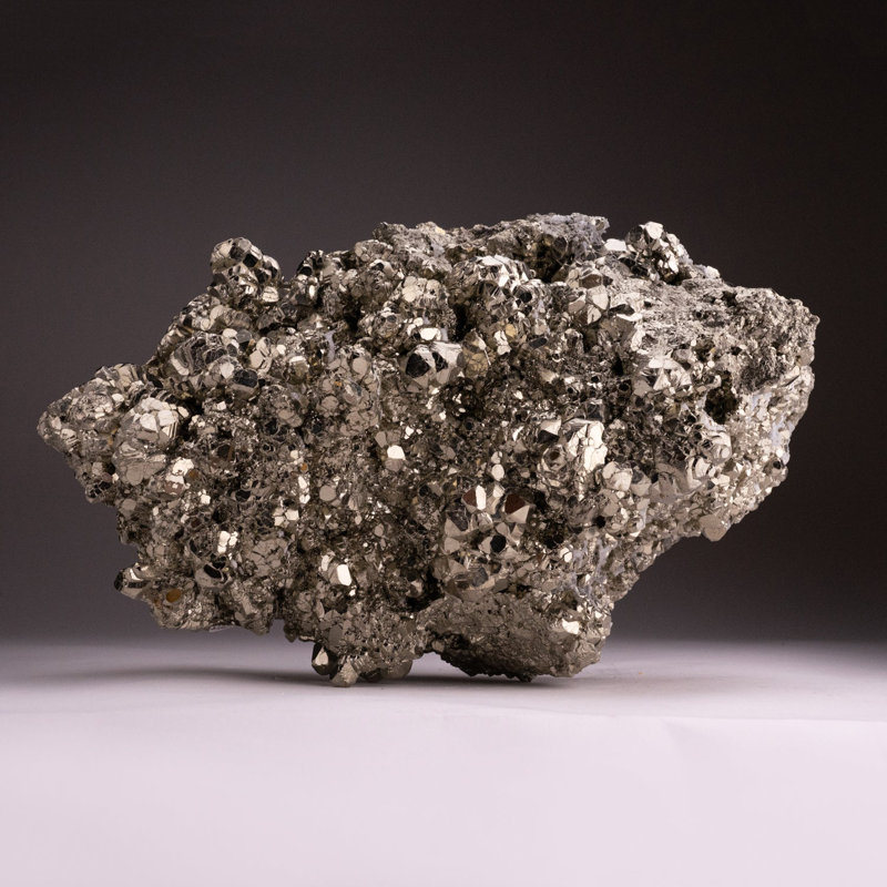 Grappe de pyrite de la province de Huanuco, Pérou (31,8 lb)