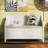 Linen Upholstered Storage Bench-798100544