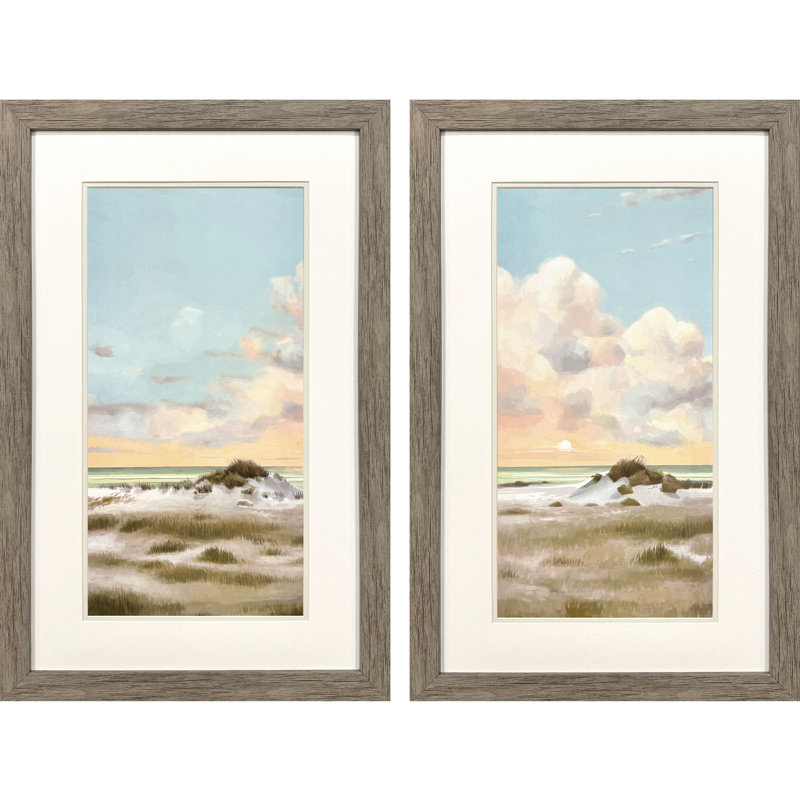 Terre et mer, art encadré