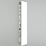 M Series Recessed Framed Medicine Cabinet with 7 Adjustable Shelves and LED Lighting