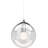 Jarron 1-Light Indoor Chrome Mini Hanging Pendant with Clear Glass Round Sphere Globe Orb Shade-123149330