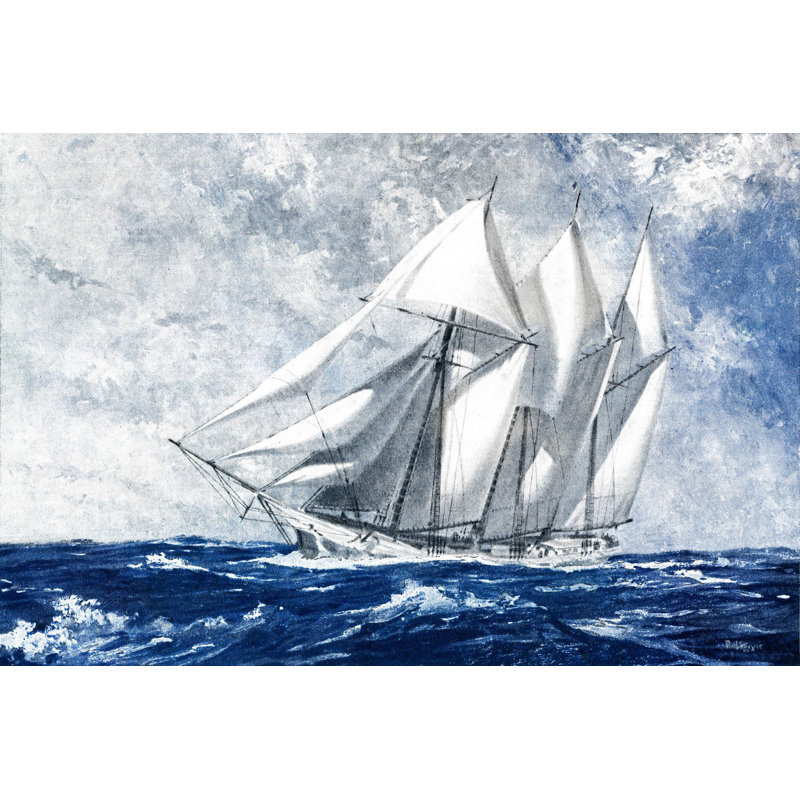 « saccadé sea », reproduction d’art sur toile tendue, H 20 po x l 30 po x P 1,5 po