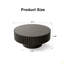 Table basse ronde en bois en forme d'olivier