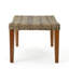 Fauteuil en bois et osier Hampton