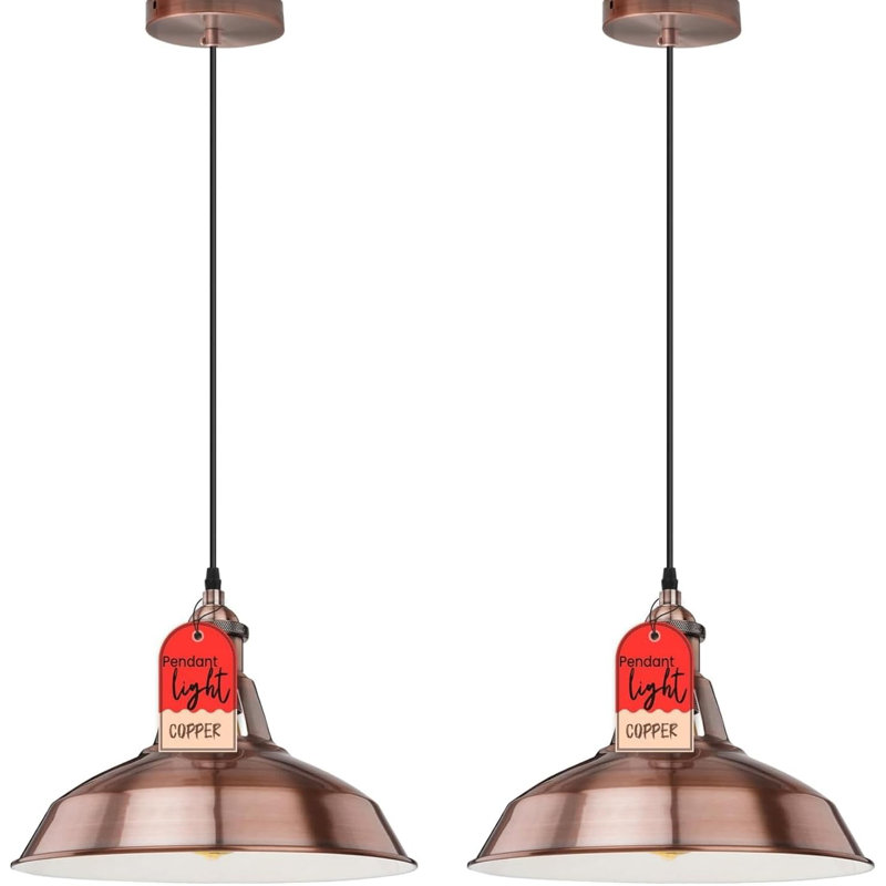 1 - Light Dome Pendant, Copper