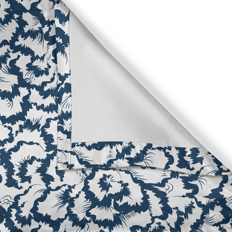 Polyester Semi Sheer Curtain Pair
