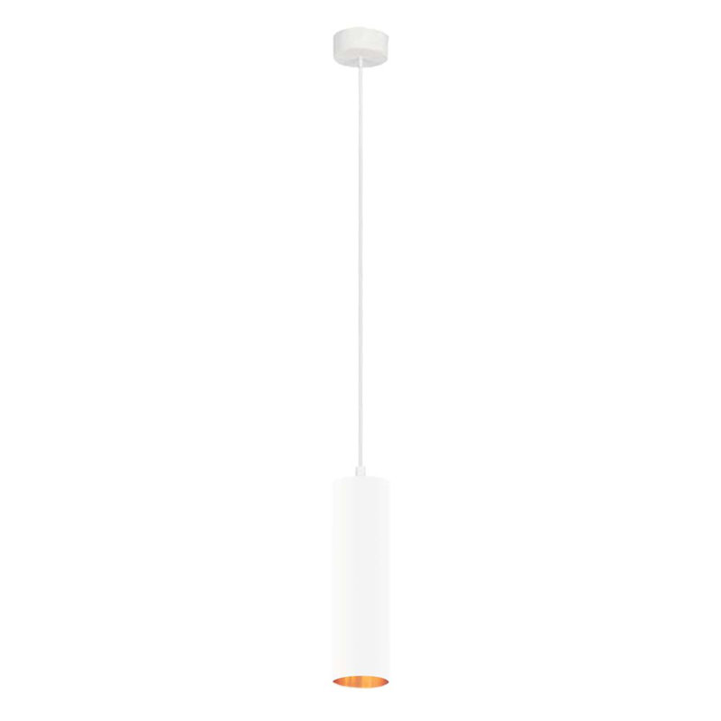 Genetta 1 - Light Single Pendant, White, White