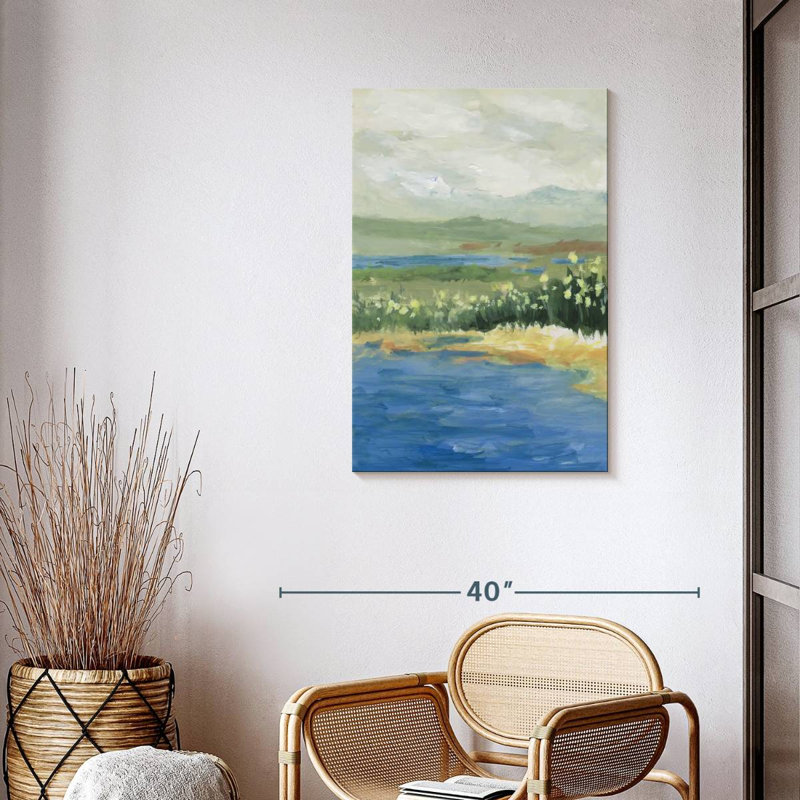 Vallée sereine, 36" H x 24" W