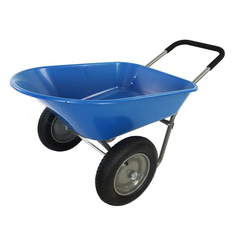 Chariot à deux roues pour jardin Blue Wheel 15 pouces WB189BL