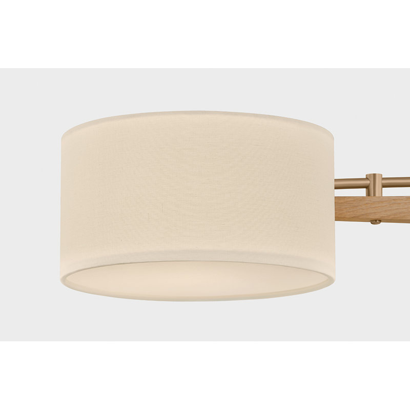 Lustre lumineux en laiton patiné Troy Lighting, H 27,25 po x l 20,25 po x P 20,25 po, Trois lumières
