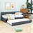 Linen Upholstered Daybed with Twin Trundle-764516448-764516455