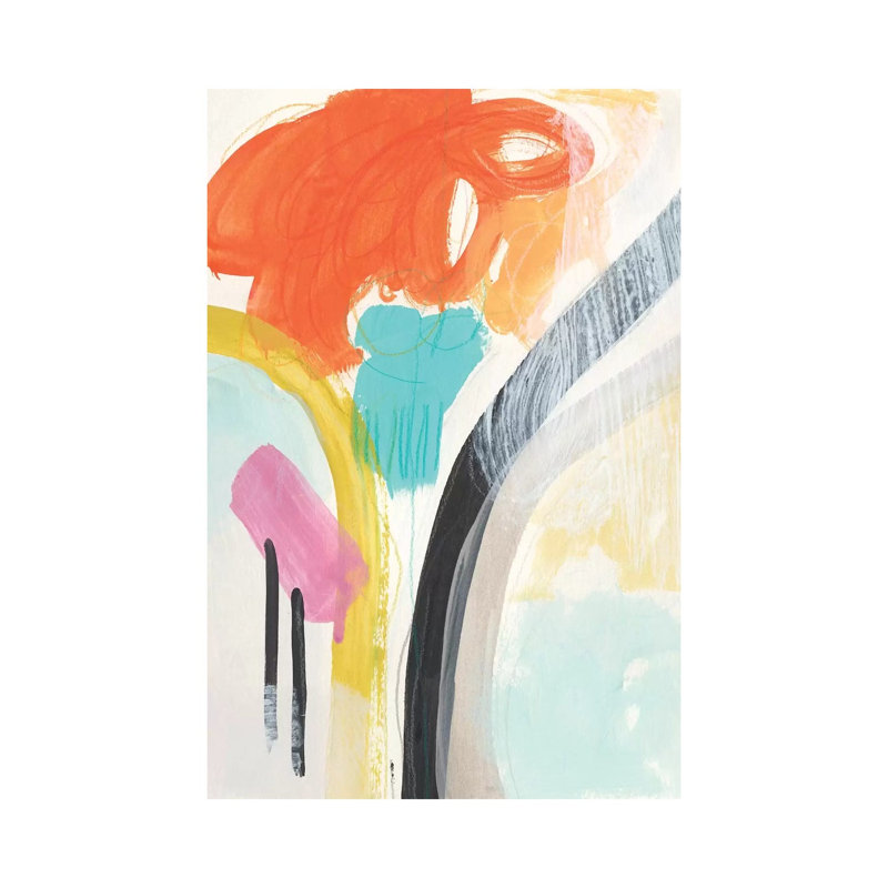Rhythm Variations II by June Erica Vess - Wrapped Canvas Painting, 101.6 cm H x 66.04 cm W x 1.91 cm D