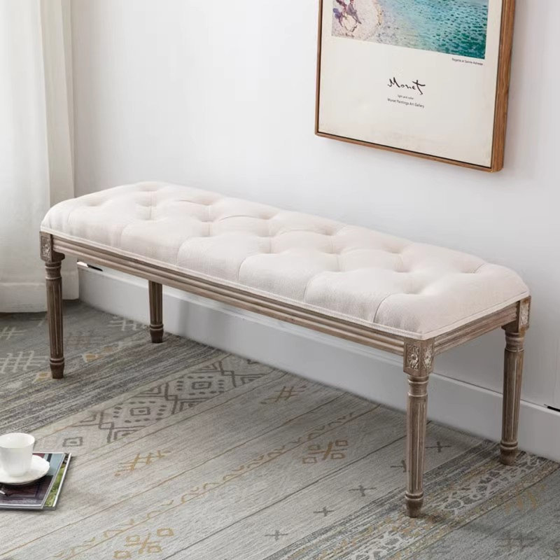 Gajijens Velvet Upholstered Bench