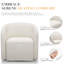 Fauteuil demi-tonneau pivotant l 29 po-182386983