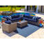 Ensemble de patio 19 pièces en rotin avec coussins Yussuf-157395302-254561168-254561171
