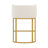 Modern Upholstered Counter Stool with Metal Frame-124062059