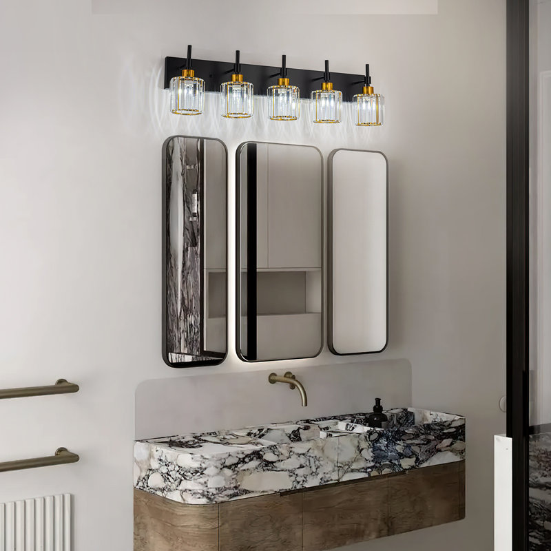 Éclairage pour meuble-lavabo à intensité variable Taevion, 5 Lights
