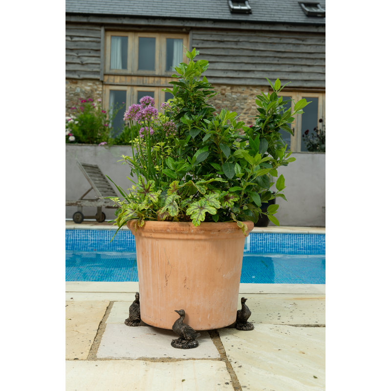 Pieds de jardinière en bronze Aylesbury Duck