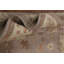 Tapis indien floral en laine gris Oushak 9 x 12