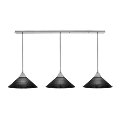 Luminaire suspendu linéaire 3 lumières