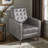 Fabric Recliner Chair Mid-Century Modern Recliner Pushback Single Recliner Sofa With Thicker Seat Cushion Tufted Upholstered Sofa With Wooden Leg For Living Room Bedroom-1877160096