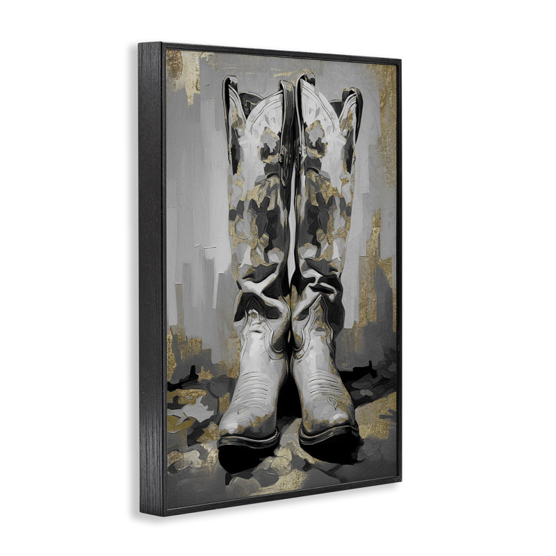 «Glam Streaked» par Giclee Art par Sasha, H 18 po x l 12 po, Giclée encadrée noir minuit