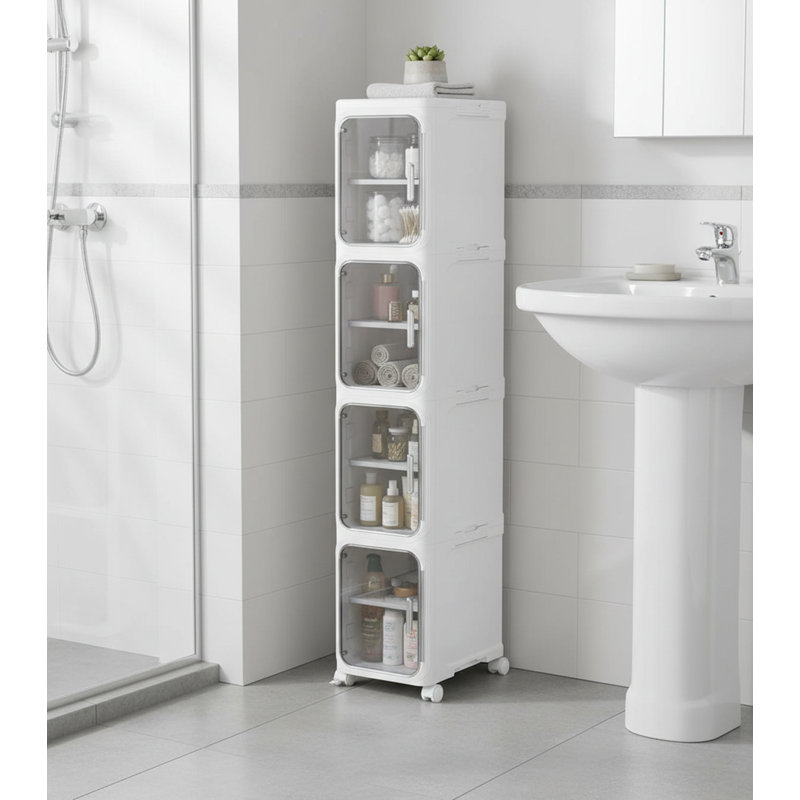 Polypropylene Freestanding Bathroom Cabinet