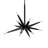 Daquante 12 - Light Solar Black LED Sputnik Pendant