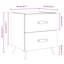 Hilaire 40cm W Iron Bedside Table-91686528-125113102