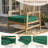 2-Pack 19x19x3 Inch Outdoor Chair Cushions - High-Density Foam Water-Resistant UV-Protected Removable Cover Seat/Back Cushions for Patio, Garden, Green-686747778-686747789