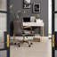 Gedrie Modern Faux Leather Swivel Office Chair-647542785-607770268