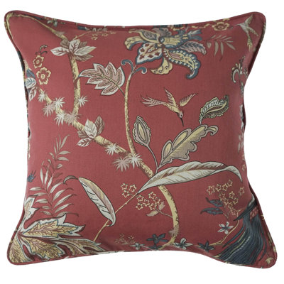 Carbonville Floral Square Cushion