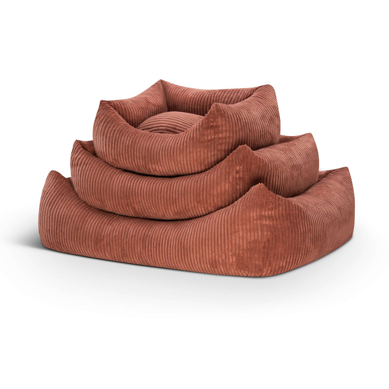 Nairne Polyester Pet Bed, 15cm H x 90cm W x 78cm D, Red
