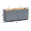 Base de meuble-lavabo double 60 po seulement-106891032