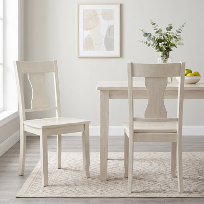 17.5"H Solid Wood Dining Chair