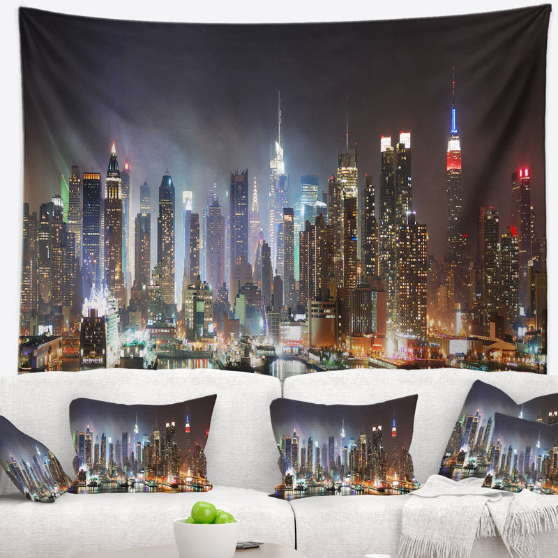 Polyester Tapestry, 78" H x 92" W