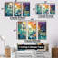 Leaves Autumn Sunlight Harmony - Ensemble de décorations murales feuilles-107748272-107748274