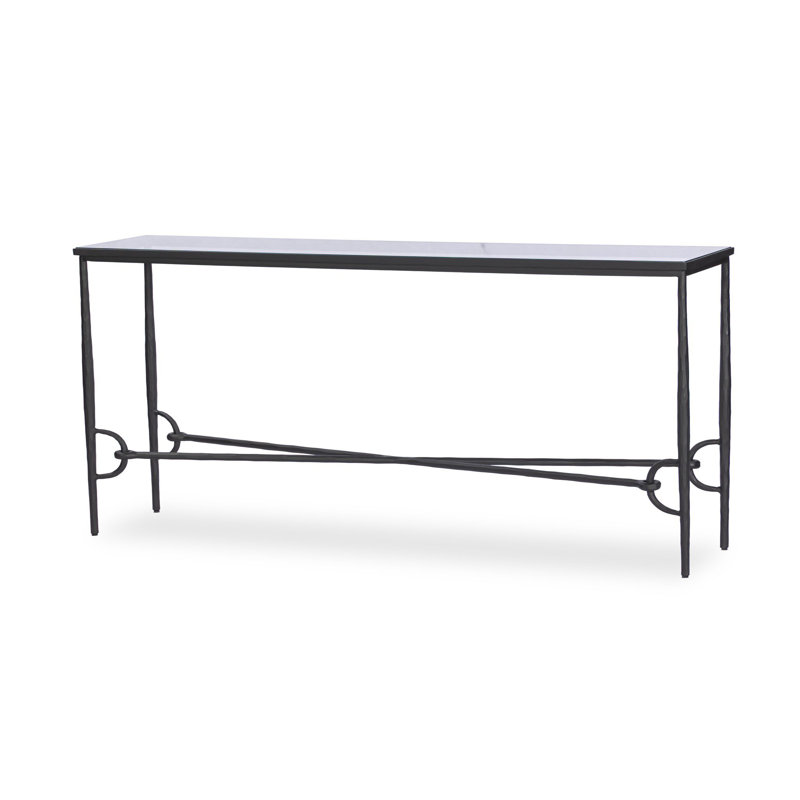 BABYLON 70'' W Glass Console Table