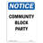 Osha Notice - Community Block Party Sign-79166085
