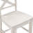 Solid Wood X-Back Counter Height Bar Stool-415048633