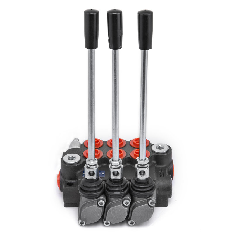 3 Spool Hydraulic Control Valve 11GPM Hydraulic Directional Control Valve