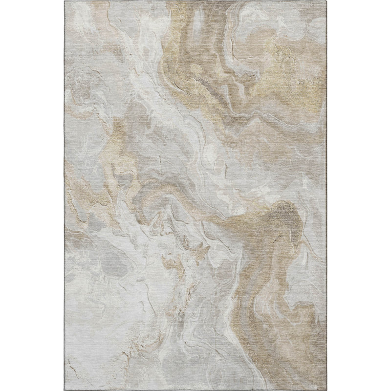 Premium Machine Washable Strinko AMF1682 Abstract Rug, Rectangle 2'6" x 3'10"