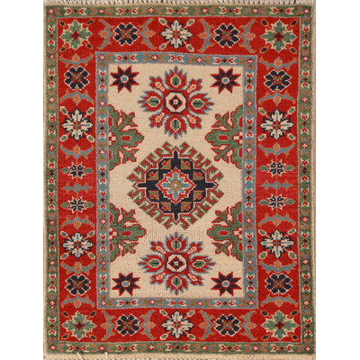 Handmade Kazak Oriental Accent Rug 2x3