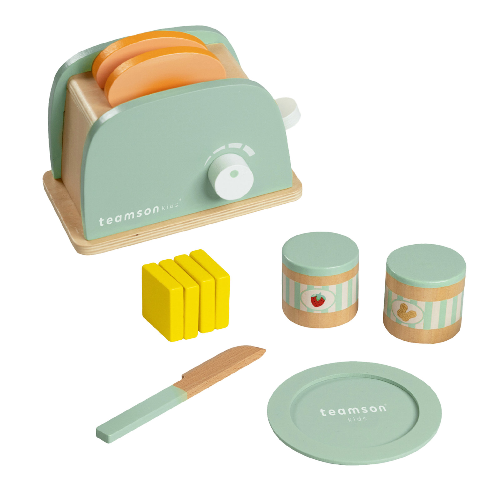 Teamson Kids Little Chef Frankfurt Play Toaster Set