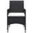  Dining Set Black Solid Acacia Wood 9 Piece Dining Set-780134277-780134278